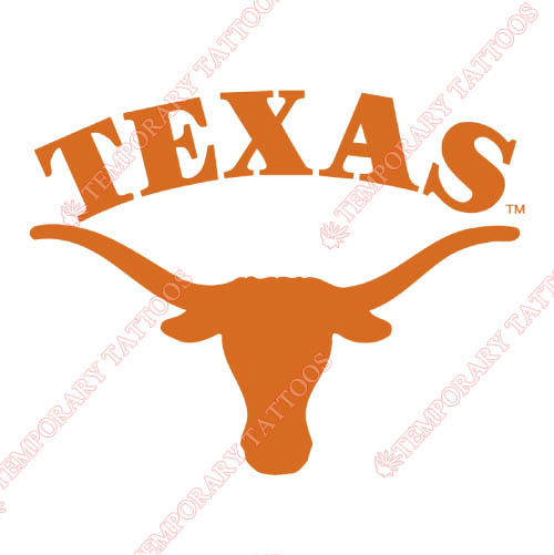 Texas Longhorns Customize Temporary Tattoos Stickers NO.6514